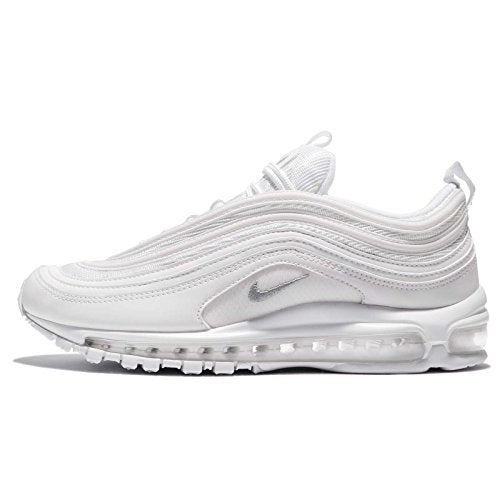 NIKE AIR MAX 97 Mens 921826-101 (White/Wolf Grey/Black), Size 4