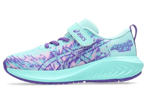 ASICS Kid's PRE Noosa TRI 16 PS Running Shoes, K13, Illuminate Mint/Radiant Amethyst
