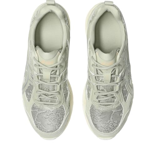 ASICS Unisex Gel-NUNOBIKI Sportstyle Shoes, 7M / 8.5W, Dried Leaf Green/Pure Silver