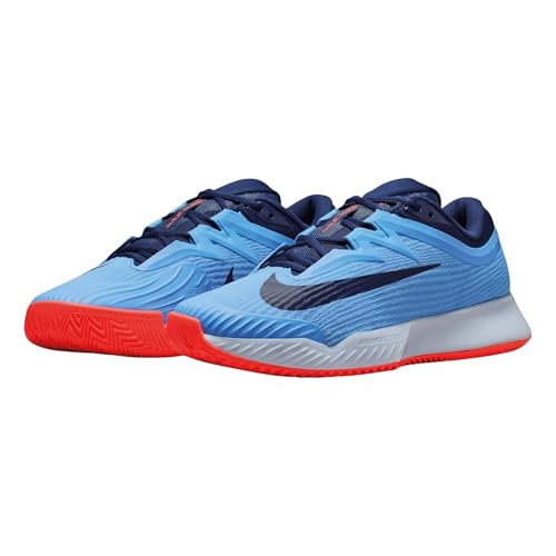 Nike Vapor Pro 3 Men's Clay Court Tennis Shoes (University Blue/White/Hot Lava/Midnight Navy) Size 10