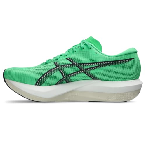 ASICS Unisex Magic Speed 5 Running Shoes, 15M / 16.5W, Vital Green/Carrier Grey