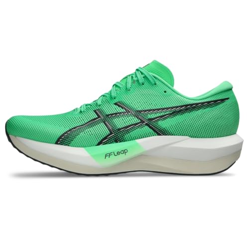 ASICS Unisex Magic Speed 5 Running Shoes, 15M / 16.5W, Vital Green/Carrier Grey