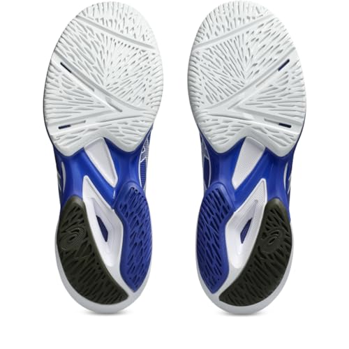 ASICS Men's Solution Speed FlyteFoam 3 Tennis Shoes, 14, Dark Cobalt/White