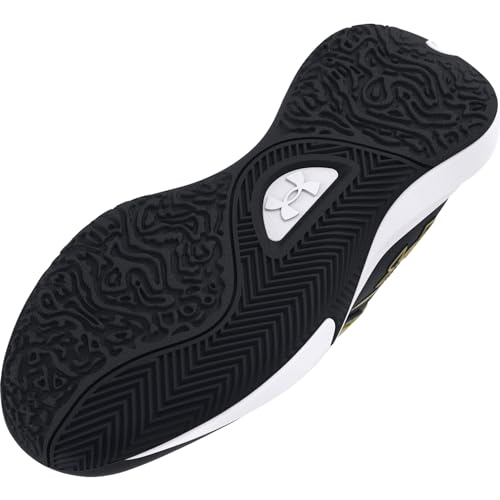Under Armour Unisex Lockdown 7, (001) Black/Black/Metallic Gold, 10, US