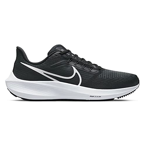 Nike Air Zoom Pegasus 39, Men's Road Running Shoes, Black White Grey Dk Smoke Grey, 11.5 US