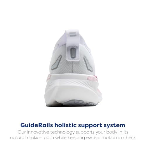 Brooks Women’s Glycerin GTS 23 Supportive Running Shoe - White/Harbor Mist/Metallic - 10.5 Medium