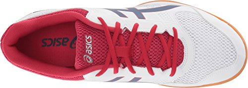 ASICS Men's Gel-Rocket 8 White/Deep Ocean 9 D US