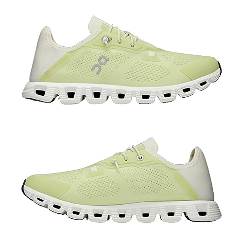 On Cloud 5 Coast Womens Shoes Size 10.5, Color: Hay/Ivory-Green