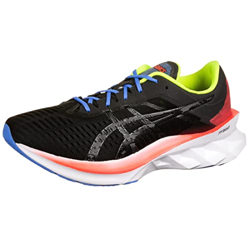 ASICS Novablast Mens Sport Running Shoes Lace Fastening Black/Black 13 US