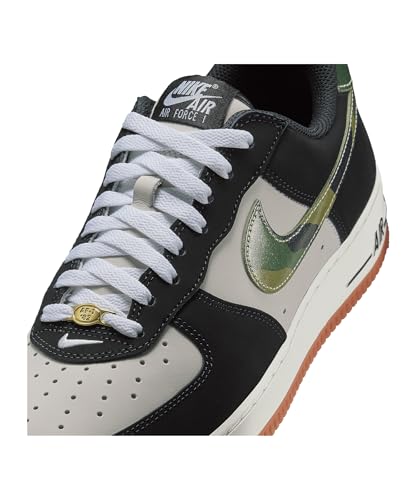 Nike Air Force 1 Low Retro Men's Shoes (White/Gum Medium Brown/Summit White/Black) Size 12