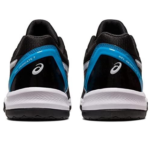 ASICS Gel-Dedicate 7 Black/Island Blue 8 D (M)