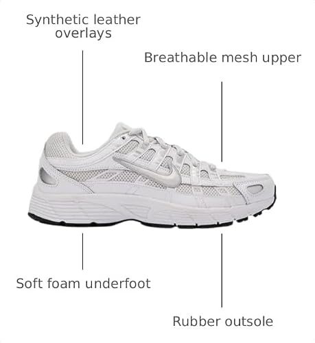 Nike P-6000 Grade-School (HV5064-003, White) Size 7