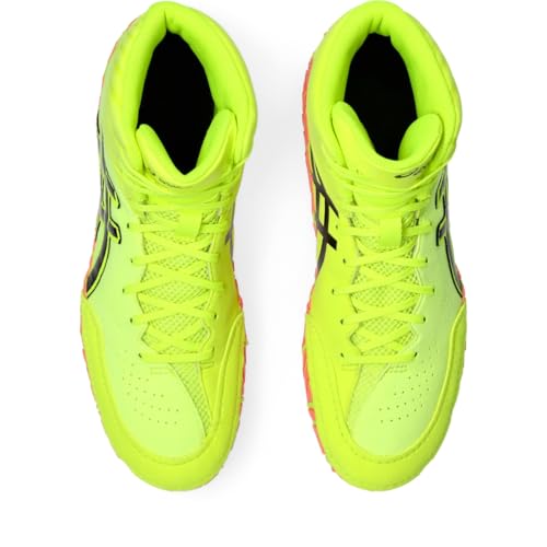 ASICS Men's Aggressor 5 Wrestling Shoes, 13, Safety Yellow/Black