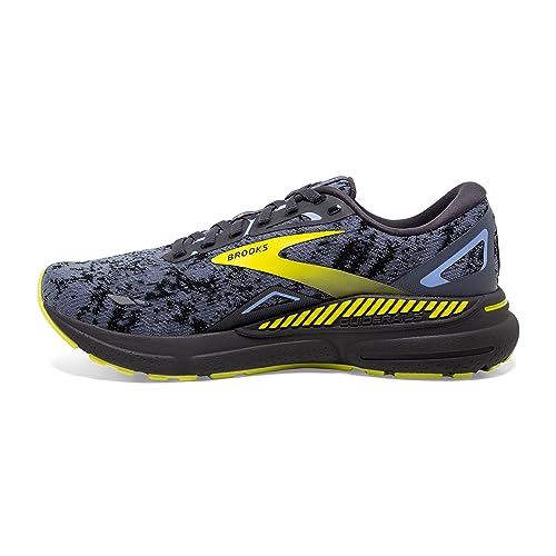 Brooks Men’s Adrenaline GTS 23 Supportive Running Shoe - Nine Iron/Folkstone/Sulphur - 8 Medium