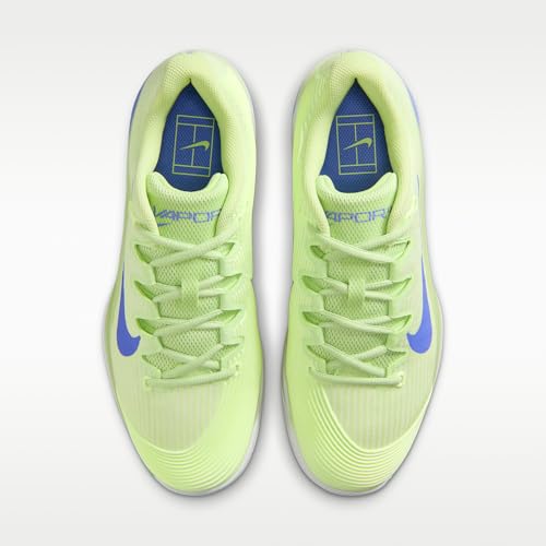 Nike Vapor 12 Women's Hard Court Tennis Shoes (Light Liquid Lime/White/Volt Tint/Sapphire) Size 9
