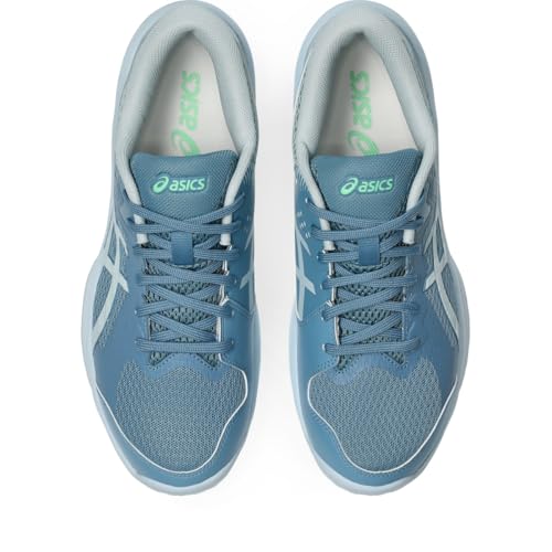 ASICS Men's Beyond FlyteFoam Volleyball Shoes, 10.5, SABA Blue/Cool Grey
