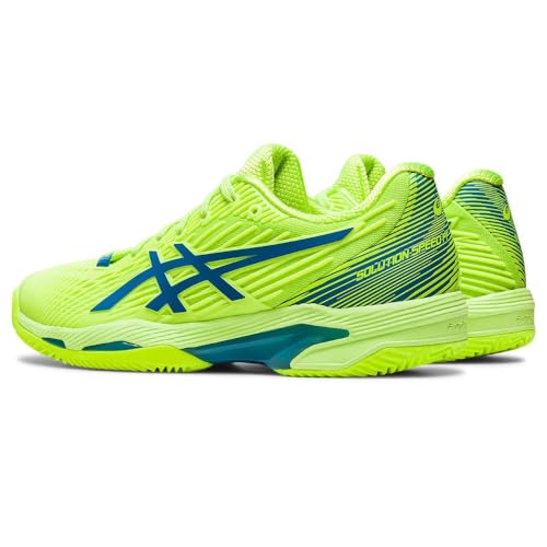 ASICS Solution Speed FF 2 Clay Fast Court Tennis Shoes for Women Light Blue Blue Light Blue, Multicoloured, 8