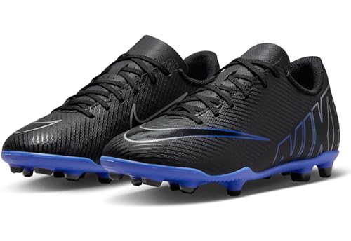 Nike Jr. Mercurial Vapor 15 Club Unisex DJ5958-040 (Black/Chrome-), Size 5.5