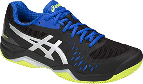 ASICS Gel-Challenger 12 Clay Men's Tennis Shoe, Black/Silver, 9 D US