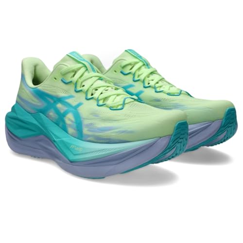 ASICS Unisex SUPERBLAST 3 Running Shoes, 12M / 13.5W, Illuminate Yellow/Energy Aqua