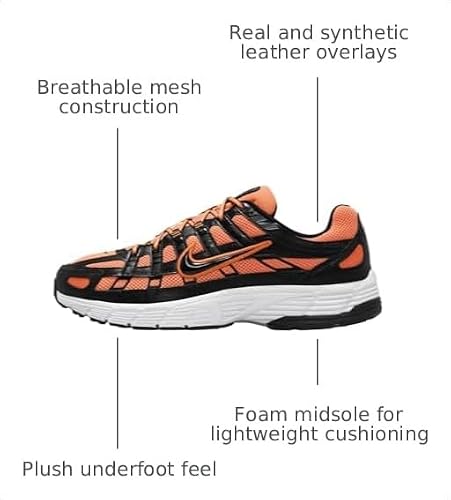 Nike P-6000 Men's Shoes (CD6404-801, Hyper Crimson/White/Metallic Silver/Black) Size 9.5