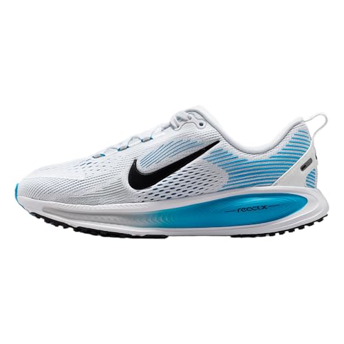 Nike Unisex Kids Vomero 18 (Little Kid/Big Kid) White/Black/Blue Hero/Pure Platinum 7 Medium Big Kid
