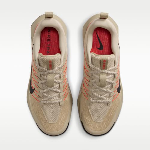 Nike Wildhorse 10 Men's Trail Running Shoes (Linen/Light Crimson/Pure Platinum/Tough Red) Size 8