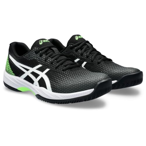 ASICS Men's Gel-Game 9 Pickleball Tennis Shoe, 8, Black/White