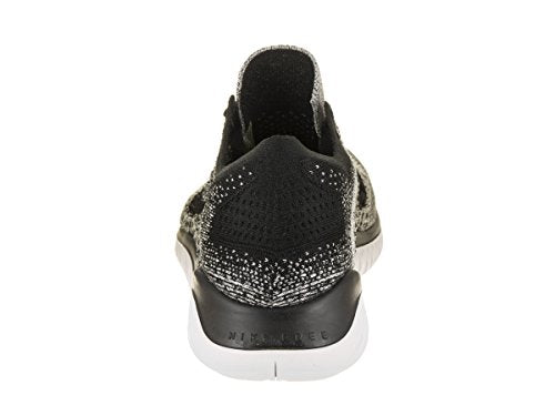 Nike Men's Free Rn Flyknit 2018 Trainers, White Black, 9.5