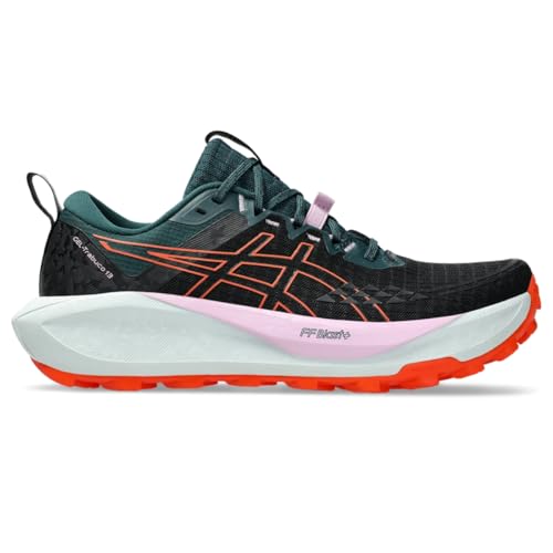 ASICS Women's Gel-Trabuco 13 Running Shoe, 8.5, Black/NOVA Orange