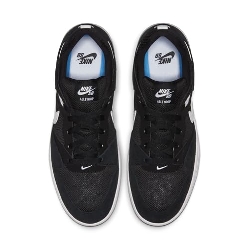 Nike Men's SB Alleyoop Walking Shoe, Black/White-Black, 8 UK