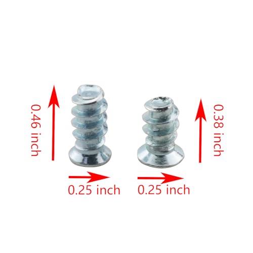 YHXiXi 24pcs Drawer Slide Replacement Screws Head Phillips Self-Tapping Screws Compatible with Chest of Drawers Parts 100349; 100347