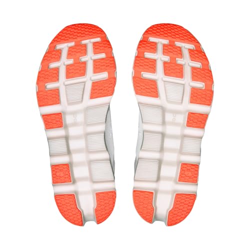 On Women's Cloudstratus 3 Trainers, White Sand, 8 US