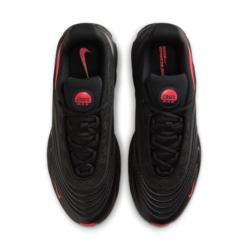 Nike Men's Air Max Fire Shoes, Black/University Red, 10.5