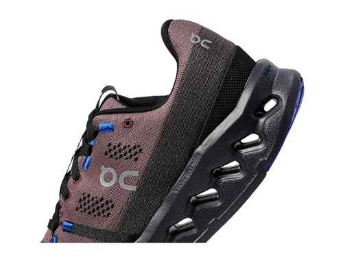 On Womens, Cloudsurfer Black/Cobalt, 6.5, Medium
