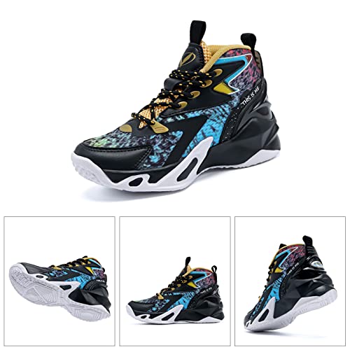 VITUOFLY Kids Basketball Shoes Boys Sneakers Girls Mid-top Sports Shoes