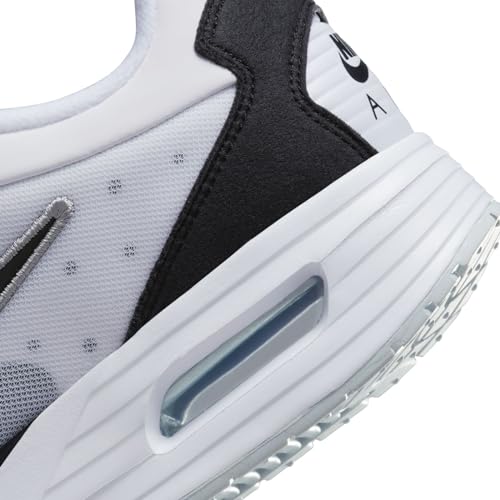 Nike Men's Air Max Solo Sneaker, White Black Pure Platinum, 9.5 US