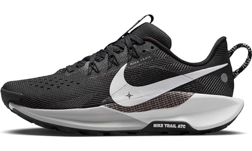 Nike Womens Pegasus Trail 5 Black/White/Anthracite/Wolf Grey 8 Medium