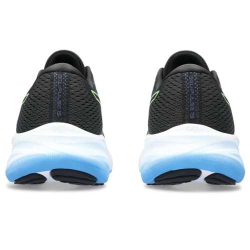 ASICS Men's Gel-Pulse 15 Running Shoe, 13, Black/Electric Lime