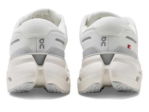 On Mens Cloudrunner 3, White/Glacier 12 Medium