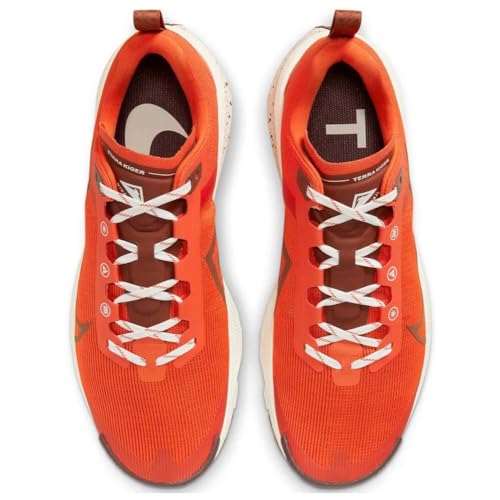Nike Men's React Terra Kiger 9 Trail Running Shoes (Picante Red/Sail/Earth/Dark Pony, US Footwear Size System, Adult, Men, Numeric, Medium, 10)