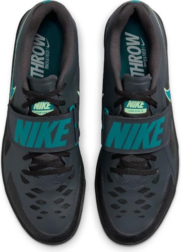 Nike Zoom Rival SD 2 Track & Field Throwing Shoes (FZ9665-001, Black/Electric Algae/Bright Spruce/Volt) Size 7