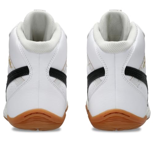 ASICS Men's Matflex 8 Wrestling Shoes, 11, White/Black