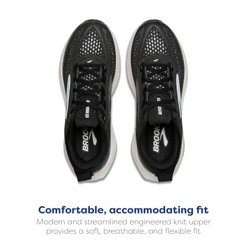Brooks Men’s Glycerin 23 Neutral Running Shoe - Black/Grey/White - 11 Medium