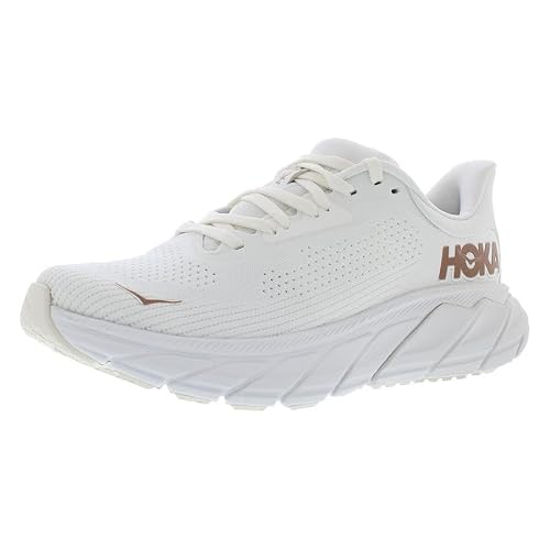 Hoka Women's Arahi 7 Blanc De Blanc/Rose Gold 8.5 Medium