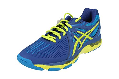 ASICS Gel-Netburner Ballistic Mens Trainers B507Y Sneakers Shoes (UK 7 US 8 EU 41.5, Green Blue 4977)