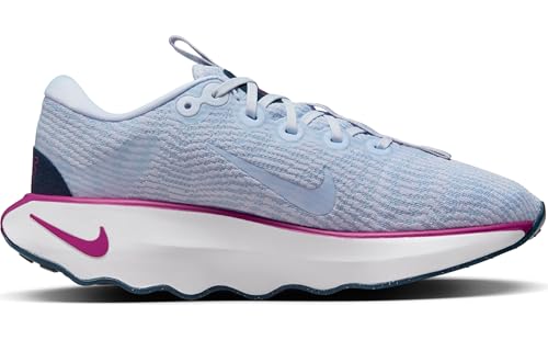 Nike Motiva Women's Walking Shoes (DV1238-008, Football Grey/Hot Fuchsia/Armory Navy) Size 10