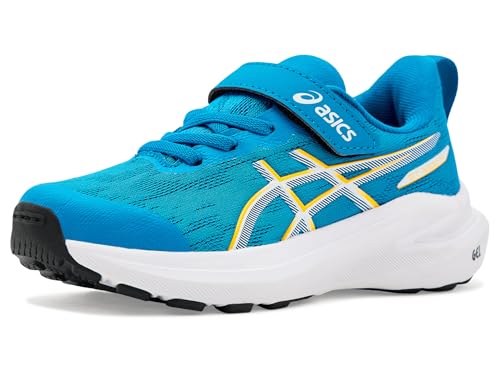 ASICS Kid's GT-1000 14 Pre-School Running Shoes, K10, Aegean Blue/YAMABUKI