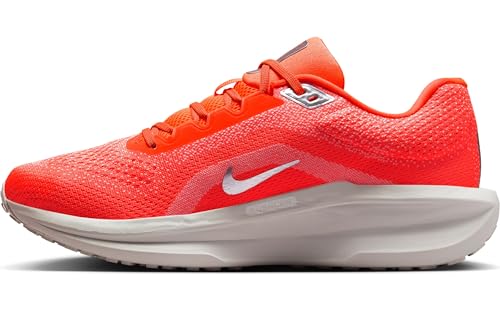 Nike Winflo 11 Premium Men's Road Running Shoes (HQ2940-800, Hyper Crimson/Safety Orange/Metallic Silver) Size 10