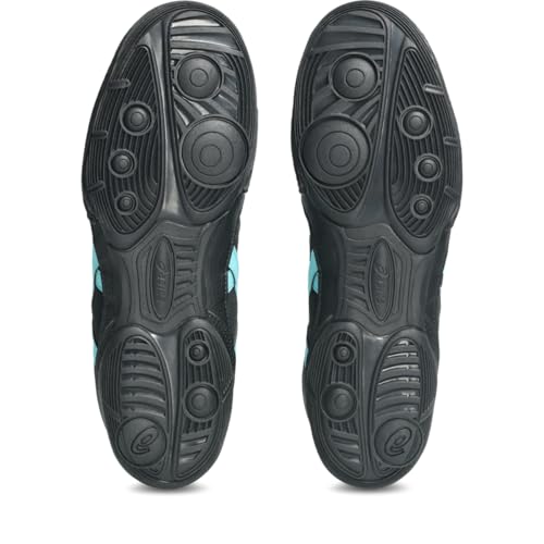 ASICS Men's Matflex 8 Wrestling Shoes, 9.5, Black/ICE Mint